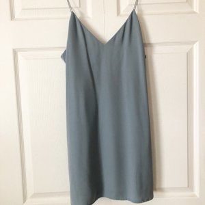 Mini Shift Dress in Light Blue